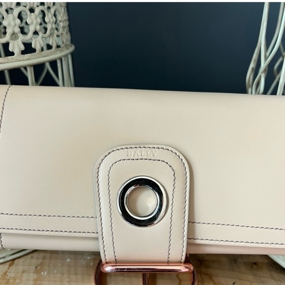Bally Genuine Leather, Long Wallet, Cream, Made in Italy - Picture 7 of 14